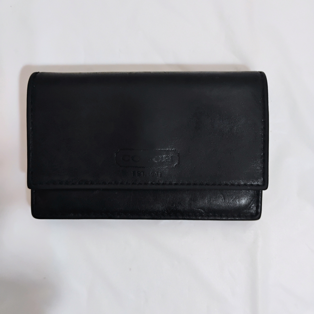 Coach Black Leather Wallet